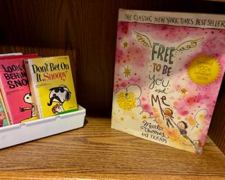 Circa 1960s Charles Schulz Peanuts Books, Free to Be You and Me by Marlo Thomas and Friends