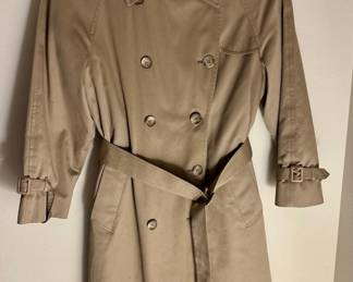 London Fog Classic Tan Trench Coat