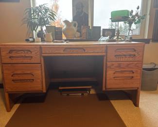 Oak Computer Desk