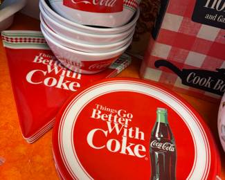 Coca-Cola Melamine Bowls and Plates