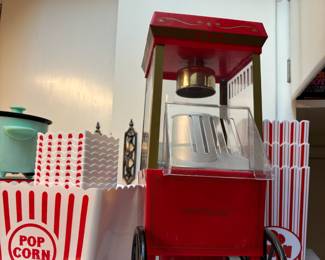 Nostalgia Countertop Popcorn Maker, Popcorn Buckets