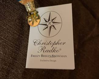 Christopher Radko Ornaments