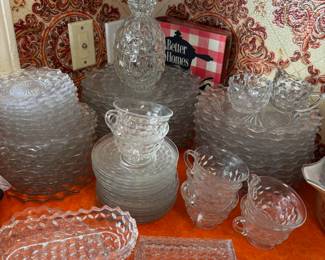 Block Design Glass Dinnerware Set