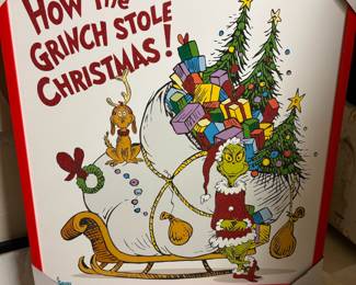 Framed Grinch Quote Wall Art