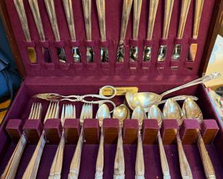 Holmes & Edwards Inlaid Silverplate Flatware Set