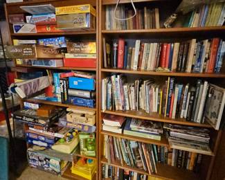 Books board games