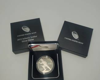 Lot 1167 2012 US Mint Infantry Soldier Half Dollar