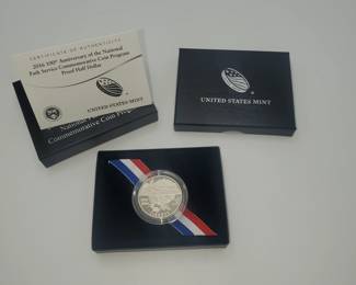 Lot 1163 2016 100th Anniversary of the National Park Service Coin Program Silver Half Dollar Proof