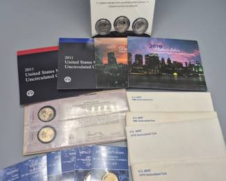 uncirculated sets prez coins
