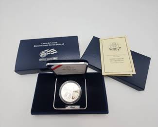 Lot 1158 2004 Lewis Clark Bicentenial Silver Dollar Coin