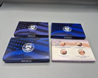 3 proof sets Penny Proof