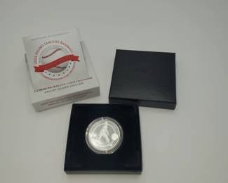Lot 1182 2022 US Mint Negro Leagues Baseball Commerative Coin Program Proof Silver Dollar