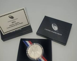 Lot 1169 2012 US Mint Infantry Soldier Half Dollar