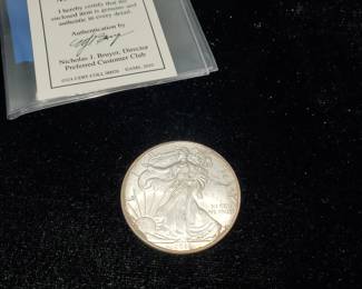 Lot 1209 2010 Walking Liberty Silver Dollar