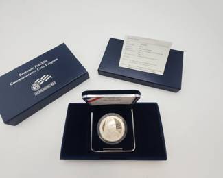 Lot 1192 2006 US Mint Benjamin Franklin Commerative Coin Program Founding Father Silver Dollar Proof