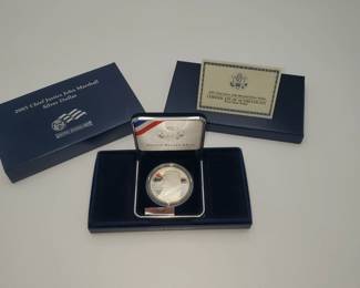 Lot 1199 2005 Cheif Justice John Marshall Silver Dollar