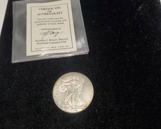 Lot 1206 2010 Walking Liberty Silver Dollar