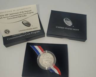 Lot 1164 2016 100th Anniversary of the National Park Service Coin Program Silver Half Dollar Proof