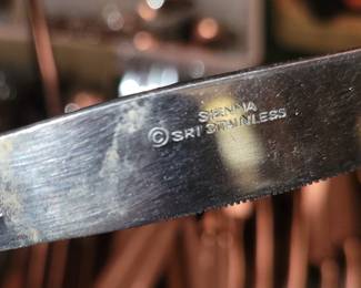 Sienna stainless flatware
