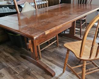 Nice dining table.  4 chairs.  In good condition  