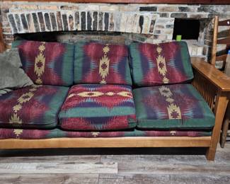 Matching love seat, couch and chair.  Basset brand.  Good condition. 