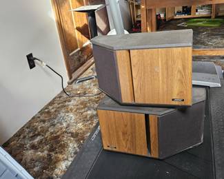 Bose bookshelf speakers.  