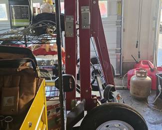 Brand new never used folding trailer.  All set up and ready to use