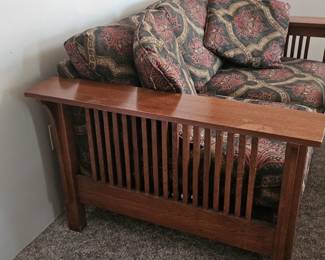 Matching love seat, couch and chair.  Basset brand.  Good condition. 