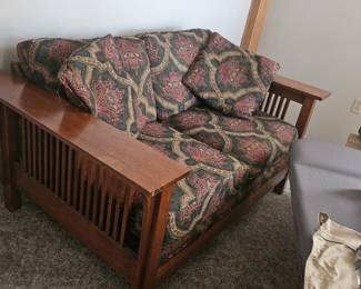 Matching love seat, couch and chair.  Basset brand.  Good condition. 