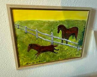 Outsider Artist Toby Hollinghead from Opp Alabama 10" by 13"