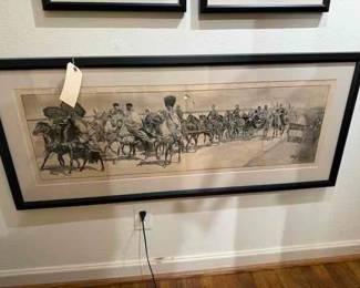 1901 from the London News 48" by 20.5"