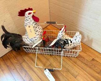 Metal Basket
Chickens