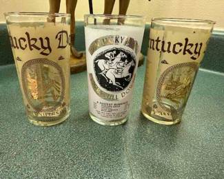 1974 and 1965 Kentucky Derby Glasses