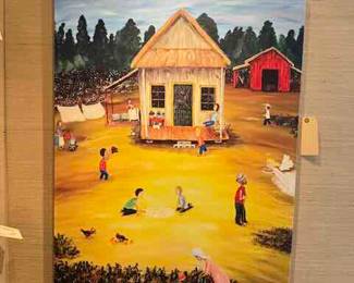 Outsider Artist Toby Hollinghead from Opp Alabama  15/200 Giclee 30" by 40"