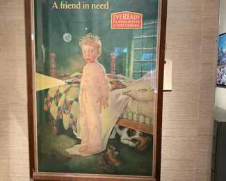 21" by 31" Eveready Ad
