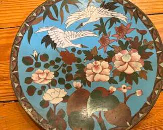 Antique Cloisonne Charger