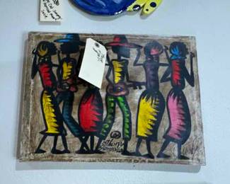 Jamaican Artist Thorpe 17.5" by 13.5"