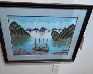 Silk Embroidery 26.75" by 21"