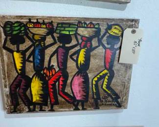 Jamaican Artist Thorpe 18.5" by 13.5"