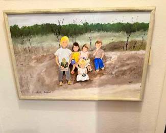 Outsider Artist Toby Hollinghead from Opp Alabama  38" by 26"