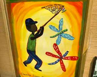 Outsider Artist Toby Hollinghead from Opp Alabama 10" by 13"