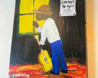 Outsider Artist Toby Hollinghead from Opp Alabama 18" by 24"
Giclee