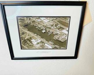 12" by 15" Pensacola Harbor 1950