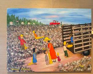 Outsider Artist Toby Hollinghead from Opp Alabama 24" by 18"