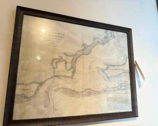 Reproduction Map of Pensacola25" by 20"