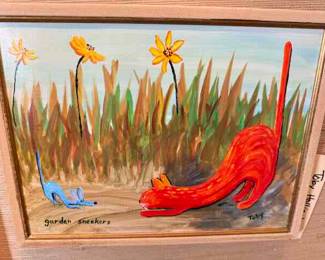 Outsider Artist Toby Hollinghead from Opp Alabama  13" by 10"
