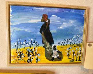 Outsider Artist Toby Hollinghead from Opp Alabama 10" by 13"