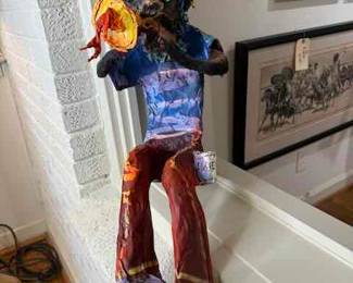 Joe Barth, New Orleans Paper Mache' sculpture 2009