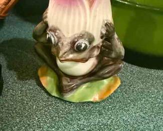 Vintage Frog Candleholder