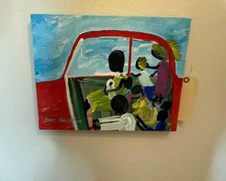 Outsider Artist Toby Hollinghead from Opp Alabama 14" by 11"